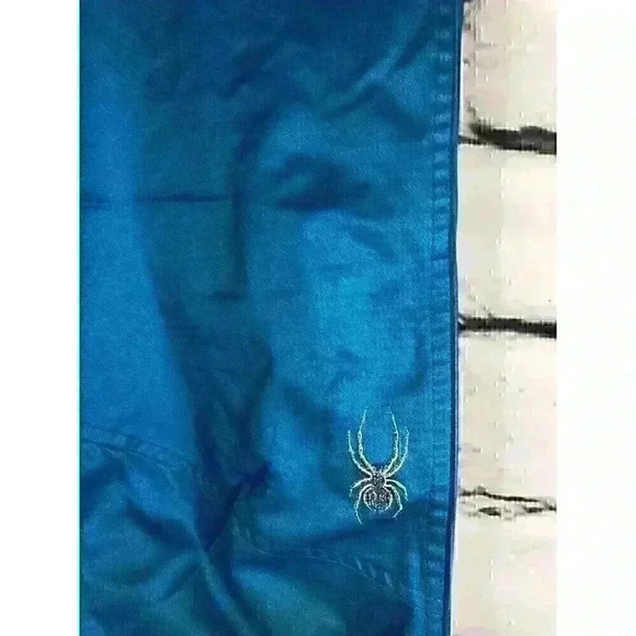 Spyder Womans Size 10/140 Blue Snowpants Puffer Pants - Picture 5 of 10